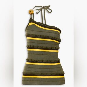 Jacquemus NWT size 36 green stripe top